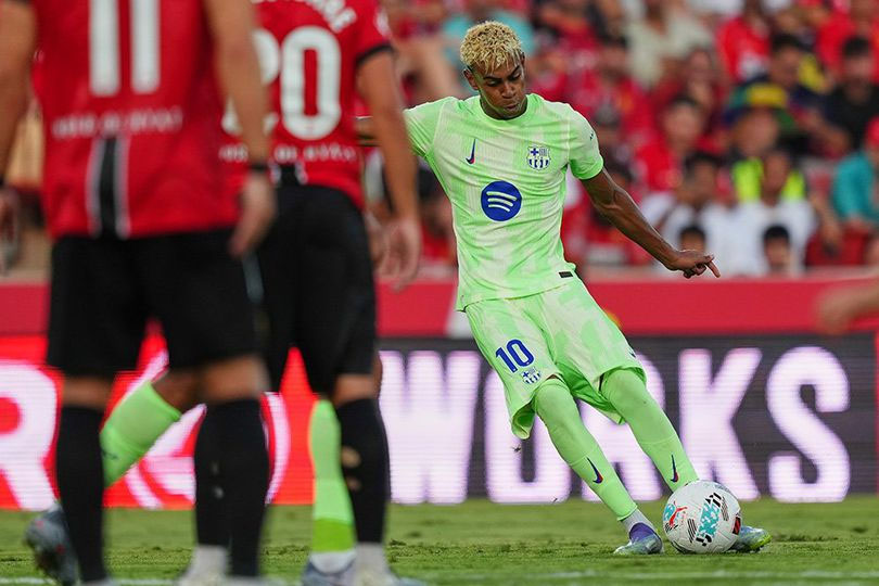Hasil Real Mallorca vs Barcelona: Tuan Rumah Kena Dua Kartu Merah, Lamine Yamal Tutup Pesta 3 Gol